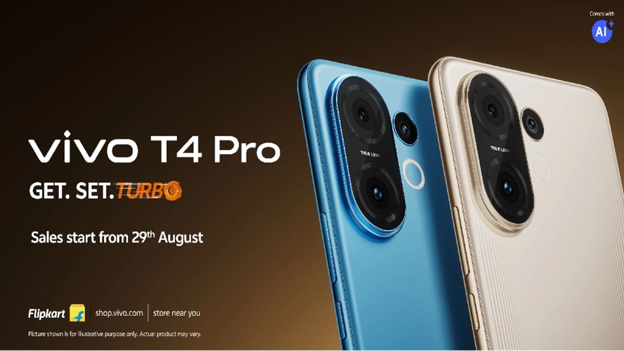 Vivo T4 Pro offers snapdragon 7 Gen 4 processor and a massive 6500 mAh battery