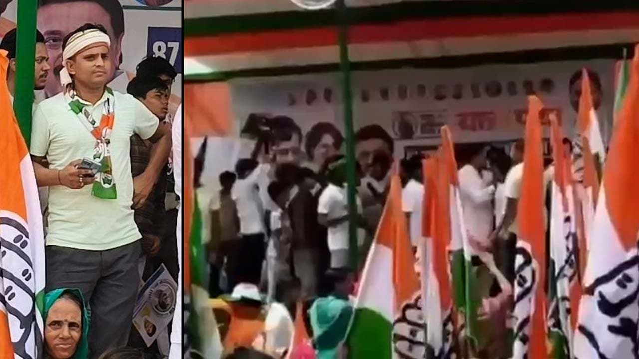 Video : Man Who Abused PM Modi At Congress Bihar Rally Arrested