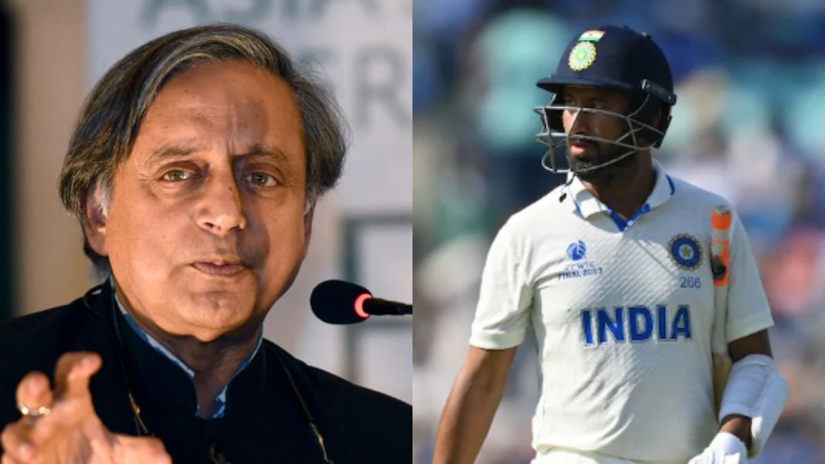 "Deserved Dignified Farewell": Shashi Tharoor's Post For Cheteshwar Pujara