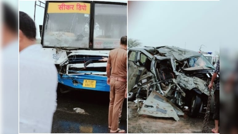 Didwana Road accident: राजस्थान राडवेज की बस हादसे का शिकार, बोलेरो के उड़े परखच्चे; 3 महिलाएं समेत 4 की मौत Didwana Road accident: राजस्थान राडवेज की बस हादसे का शिकार, बोलेरो के उड़े परखच्चे; 3 महिलाएं समेत 4 की मौत