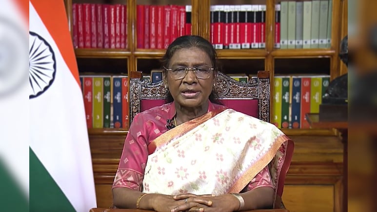 अर्थव्यवस्था अच्छी, बढ़ रहा निर्यात, आत्मनिर्भर बनने की ओर देश... राष्ट्र के नाम संबोधन में राष्ट्रपति द्रौपदी मुर्मू
