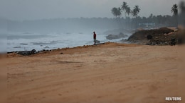 Hurricane Erin Stirs Up Strong Winds, Floods Highway On Path Towards Sea