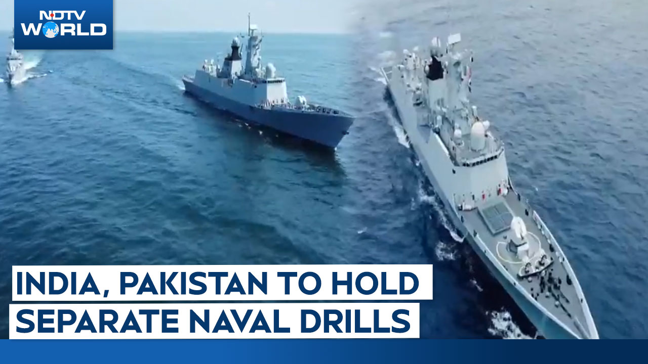 Video : India, Pakistan To Hold Separate Naval Drills In Arabian Sea