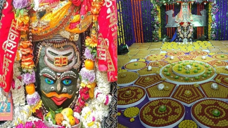 रक्षाबंधन पर्व पर बाबा महाकाल को लगा सवा लाख लड्डुओं का भोग, हुआ विशेष श्रंगार रक्षाबंधन पर्व पर बाबा महाकाल को लगा सवा लाख लड्डुओं का भोग, हुआ विशेष श्रंगार