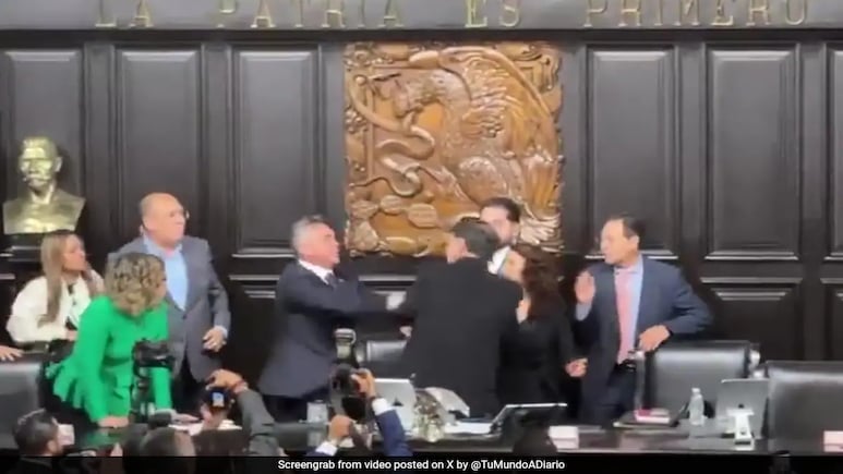 Video: Mexican Senate Leaders Trade Punches After A "Difficult Debate" Video: Mexican Senate Leaders Trade Punches After A "Difficult Debate"