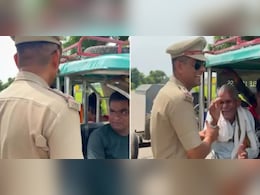 पलट गया चक्का तो निपट गए काका...ई-रिक्शा वाले को दरोगा जी ने मजेदार अंदाज़ में सिखाया सबक पलट गया चक्का तो निपट गए काका...ई-रिक्शा वाले को दरोगा जी ने मजेदार अंदाज़ में सिखाया सबक