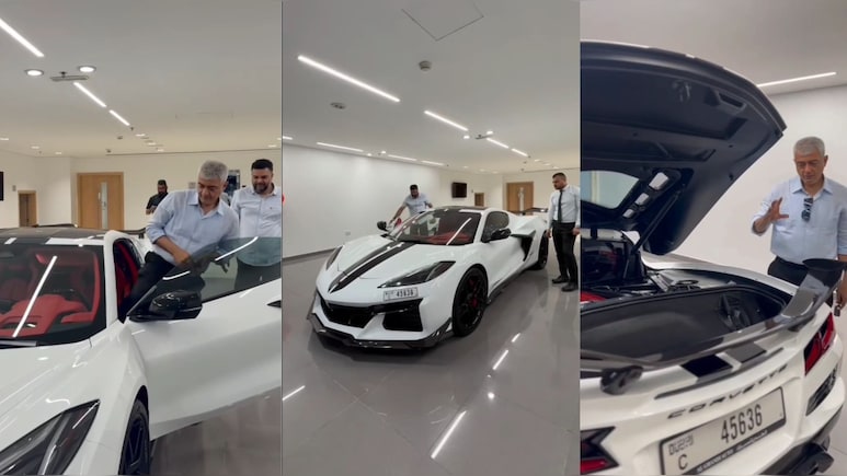 Actor Ajith Kumar Buys V8-Powered 670 hp Chevrolet Corvette: Watch Video