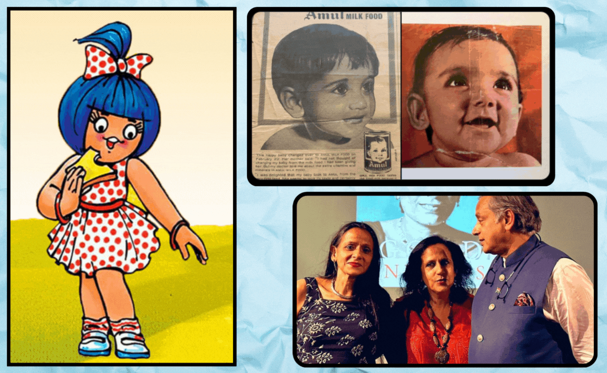Amul Girl Mystery: क्या शशि थरूर की बहन है असली अमूल गर्ल? यहां जान लें पूरी कहानी