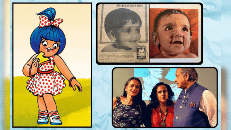 Amul Girl Mystery: क्या शशि थरूर की बहन है असली अमूल गर्ल? आज पूरी कहानी जान लीजिए