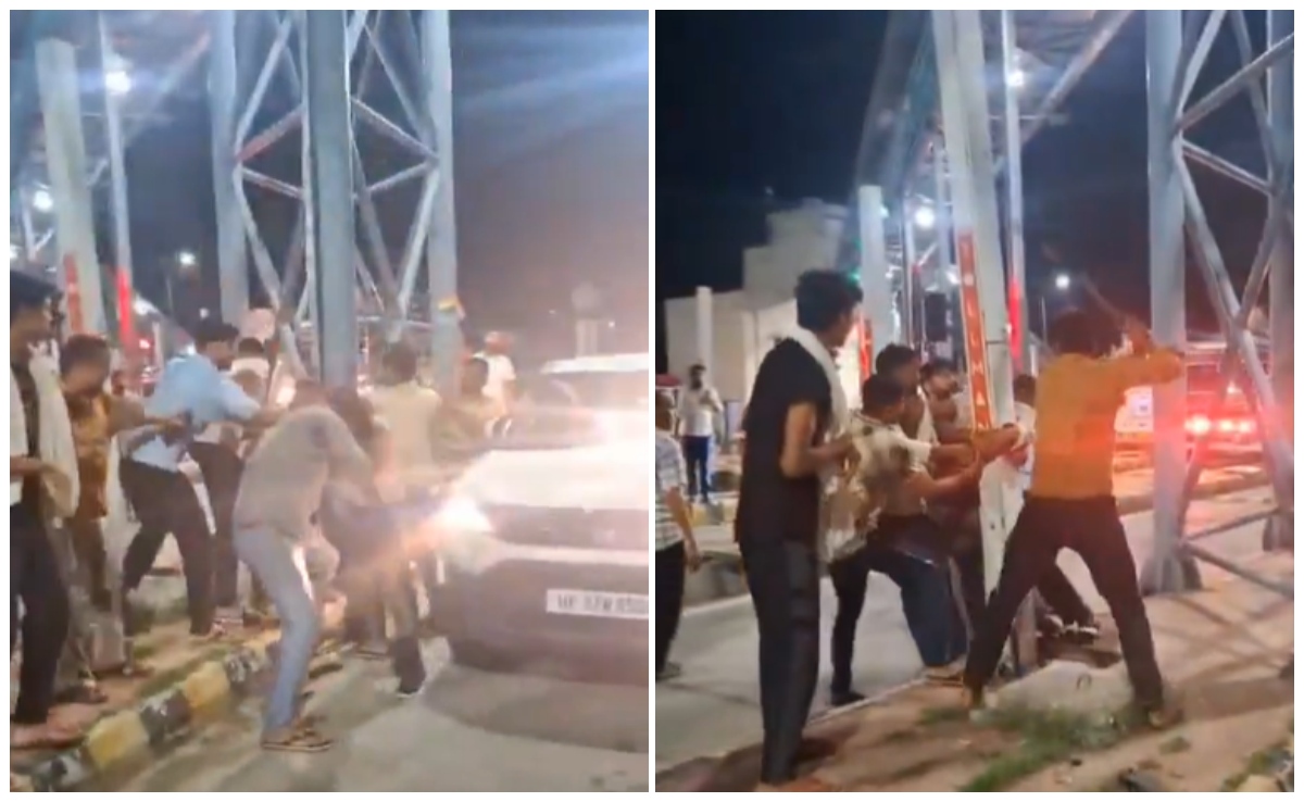 मेरठ में टोल कर्मियों ने सेना के जवान को खंभे से बांधकर पीटा, वीडियो वायरल