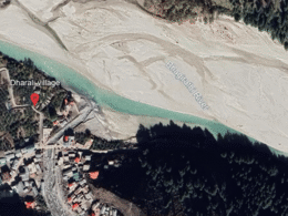 उत्तरकाशी के धराली गांव में कहां से आया सैलाब... गूगल अर्थ में देखिए तबाही वाली जगह की तस्वीरें