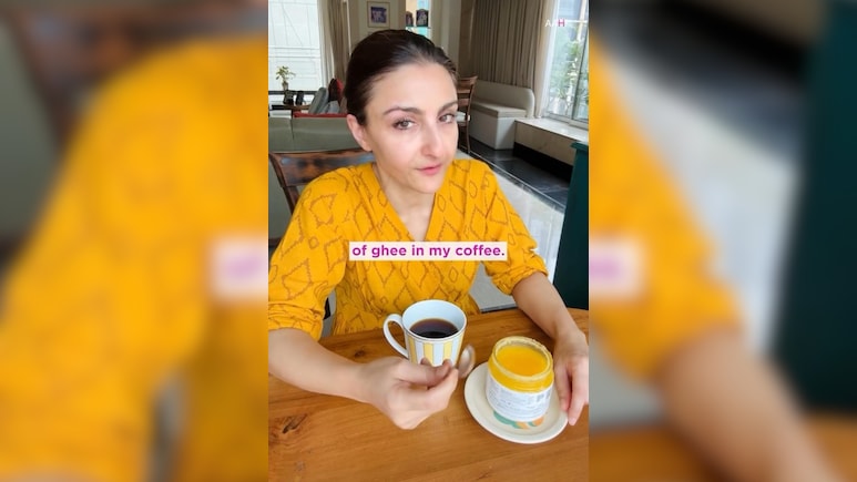 Soha Ali Khan Tries Ghee Coffee: "This Drink Is Not For Everyone" Soha Ali Khan Tries Ghee Coffee: "This Drink Is Not For Everyone"