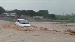 On Camera, Floodwaters In Dehradun Sweep Away Car, Driver Rescued By Locals