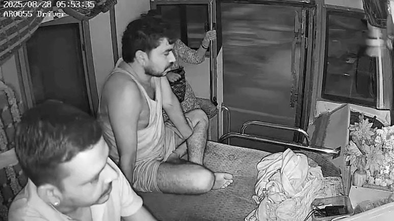 On Camera, Driver Hands Over Bus Control To Helper, Dies An Hour Later