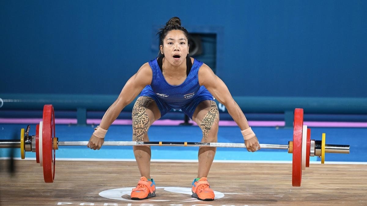 Mirabai Chanu Breaks Three National Records with 205kg Total
