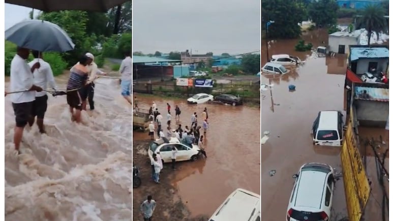 मुंबई में भारी बारिश से हुआ लैंडस्लाइड, झोपड़ी पर पत्थर गिरने से पिता-बेटी की मौत, दो घायल