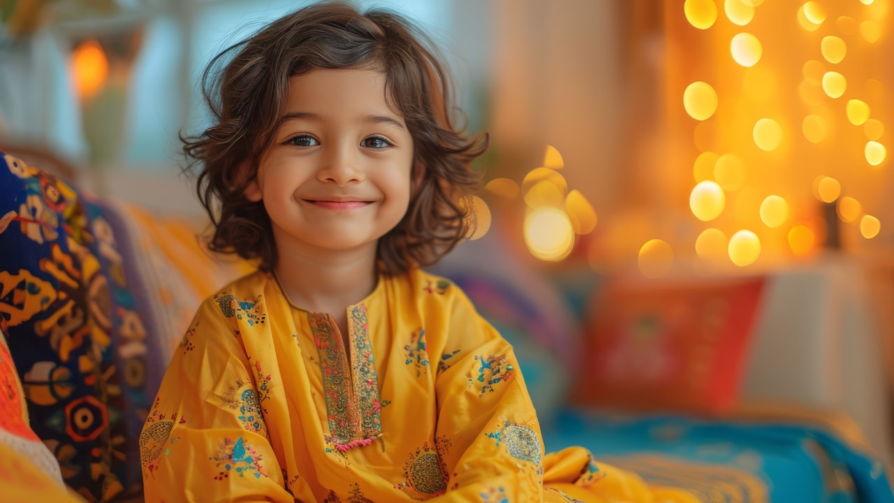 Stunning ethnic sets for kids to stay comfy and look stylish this festive season