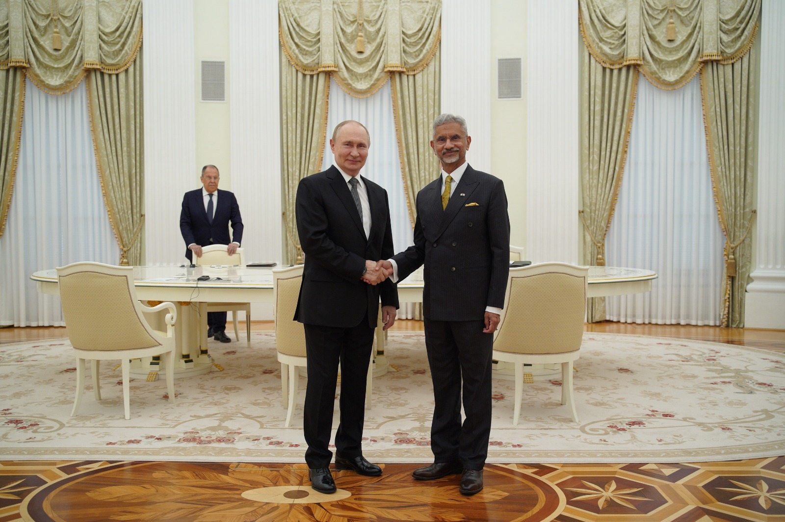 Foreign Minister S Jaishankar Meets Russian President Vladimir Putin In Moscow