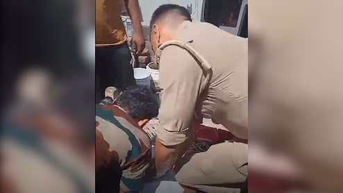 कुछ सेकेंड देर हो जाती तो... जान देने जा रहे युवक को दीवार तोड़कर UP पुलिस ने बचाया