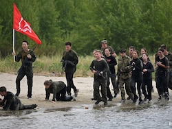 &quot;Threw Hand Grenades&quot;: Russian Children Get Taste Of Military Training At 8
