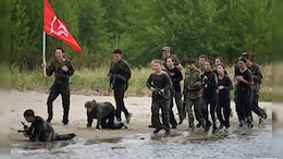 "Threw Hand Grenades": Russian Children Get Taste Of Military Training At 8