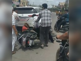 Video: Man Beaten With Bat In Hyderabad Road Rage, Case Against AIMIM Leader Video: Man Beaten With Bat In Hyderabad Road Rage, Case Against AIMIM Leader