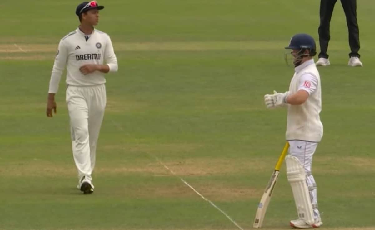 Yashasvi Jaiswal Taunts Ben Duckett Over Batting Style During 5th Test. This Happens Next - Video