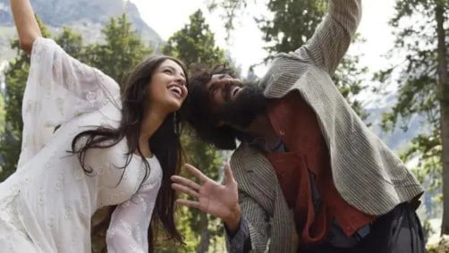 A scene in Laila Majnu A scene in Laila Majnu