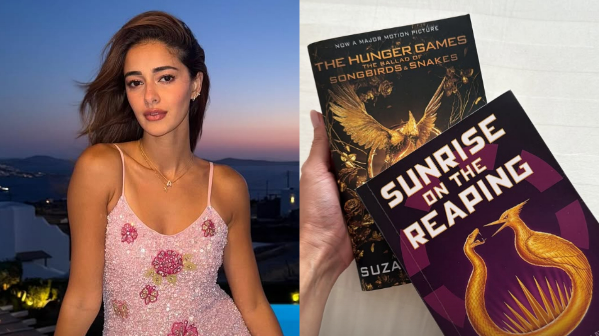 Ananya Panday Spends Her Weekend Reading <i> The Hunger Games</i> Prequels
