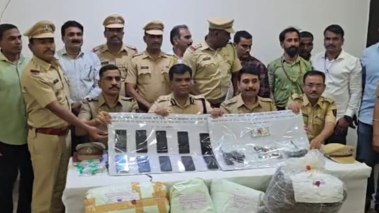Kalyan : नेटवर्क नसलेल्या जंगलातही कल्याण पोलिसांची धाडसी कारवाई, गांजा तस्करांचा अड्डा उद्ध्वस्त