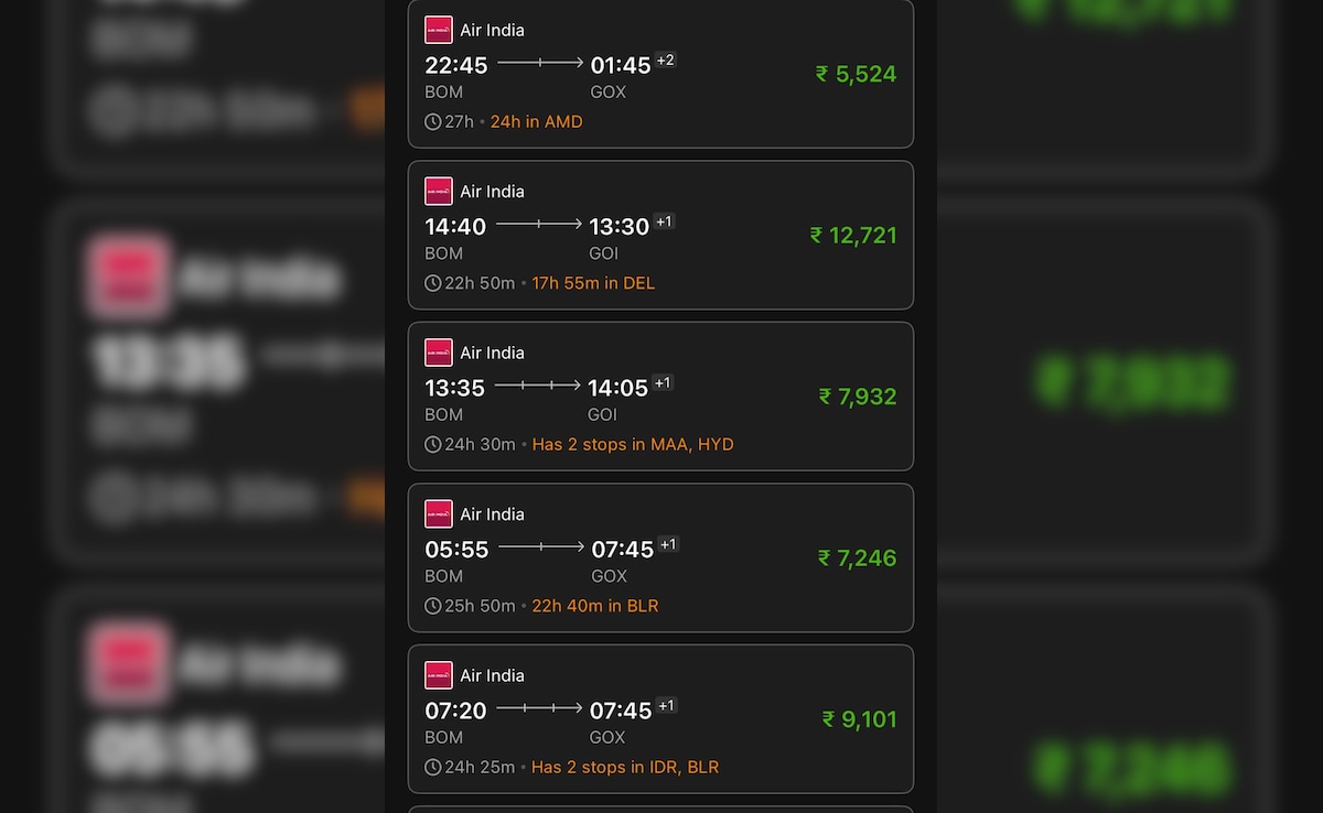मुंबई ते गोवा प्रवासादरम्यान 24 तासांचा थांबा आहे. मुंबई ते गोवा प्रवासादरम्यान 24 तासांचा थांबा आहे.