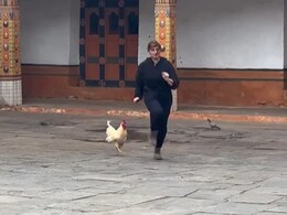 हुमा कुरैशी पर मुर्गे ने किया हमला, वीडियो में बचकर भागती दिखीं एक्ट्रेस