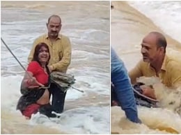 Rajasthan Rain: बालाजी के दर्शन कर लौट रहे पति-पत्नी सैलाब में बहे, लोगों ने मुश्किल से बचाया Rajasthan Rain: बालाजी के दर्शन कर लौट रहे पति-पत्नी सैलाब में बहे, लोगों ने मुश्किल से बचाया