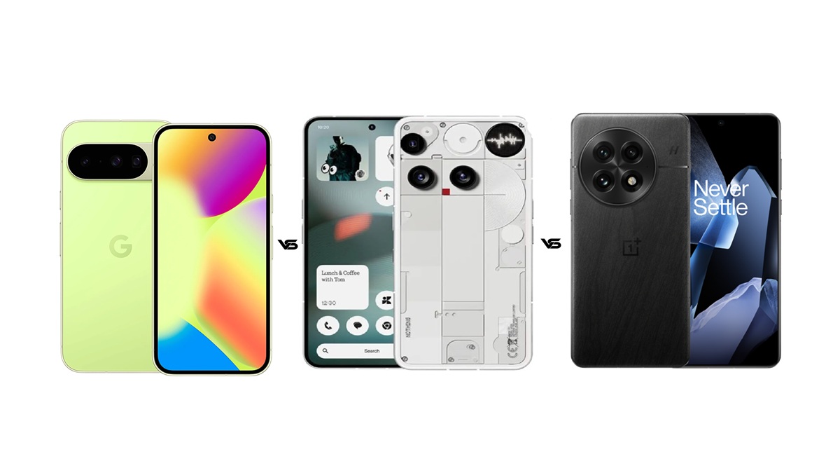 Google Pixel 10 vs Nothing Phone 3 vs OnePlus 13: जानें कौन सा फोन है बेस्ट