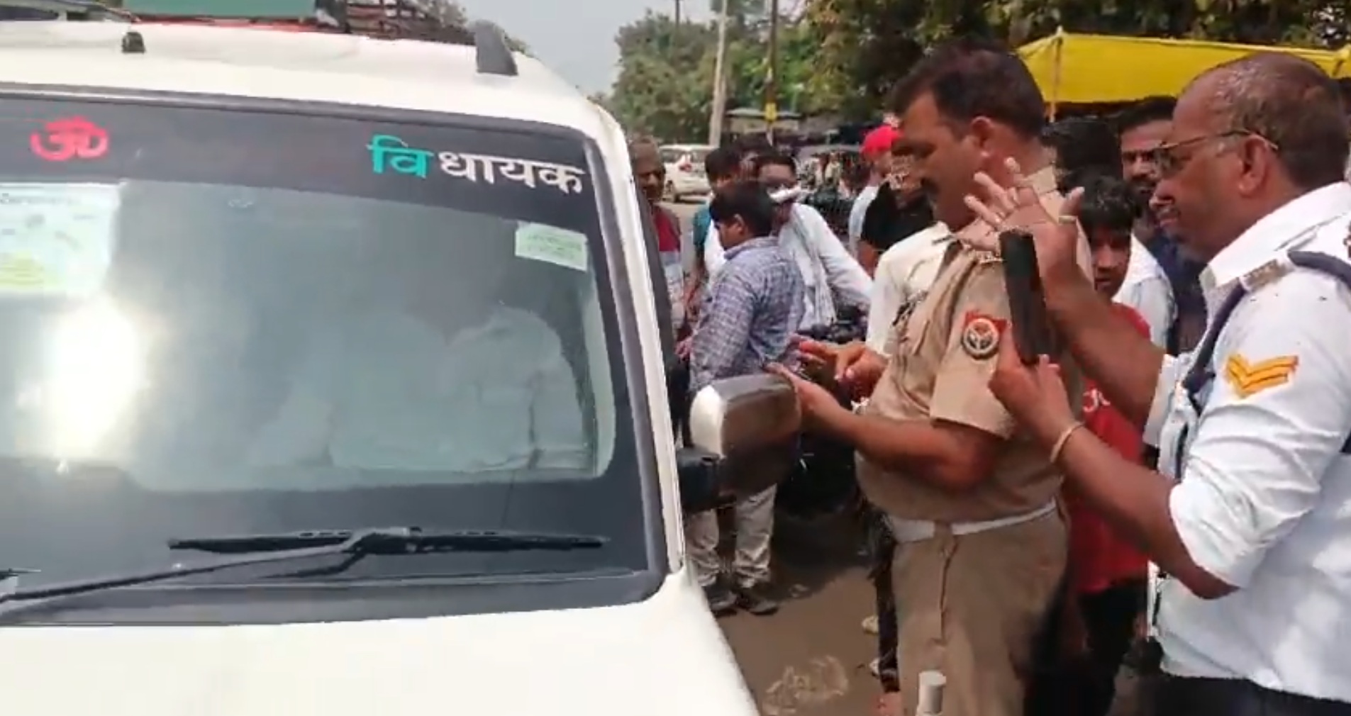 "You Are Misusing Power": UP Traffic Cop Stands Up To BJP Lawmaker's Son