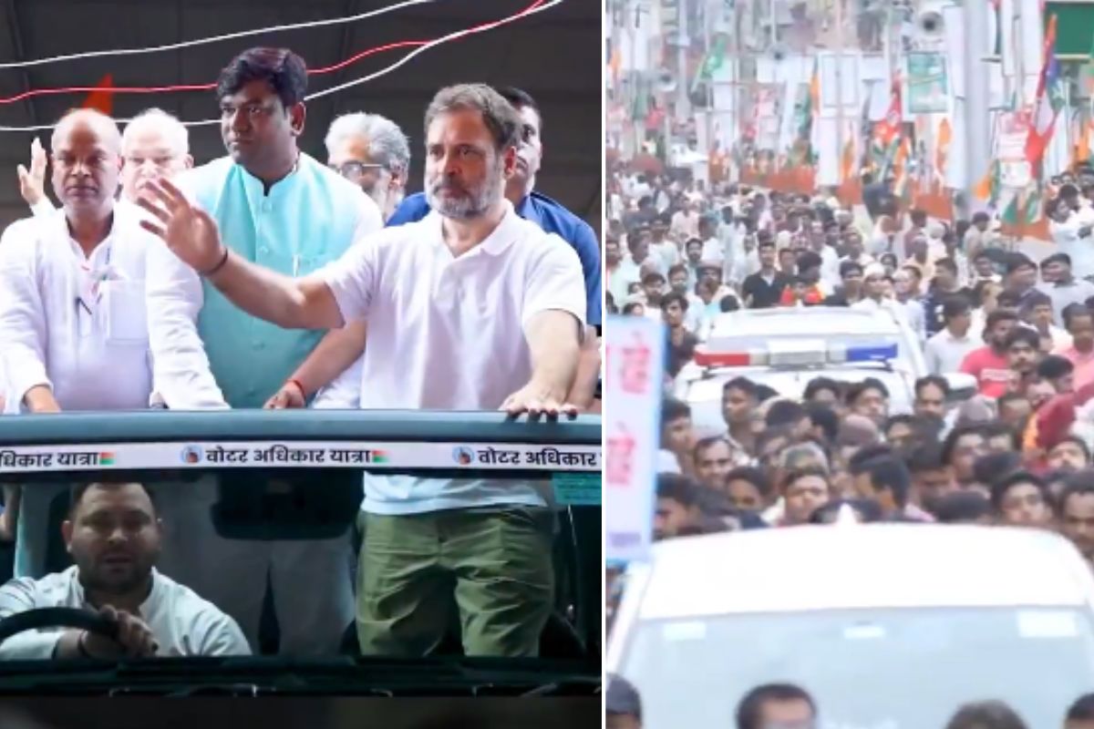 राहुल के हाथ में कमान, ड्राइविंग सीट पर तेजस्वी... बिहार में 'वोटर अधिकार यात्रा' की तस्वीरों से साफ है संदेश