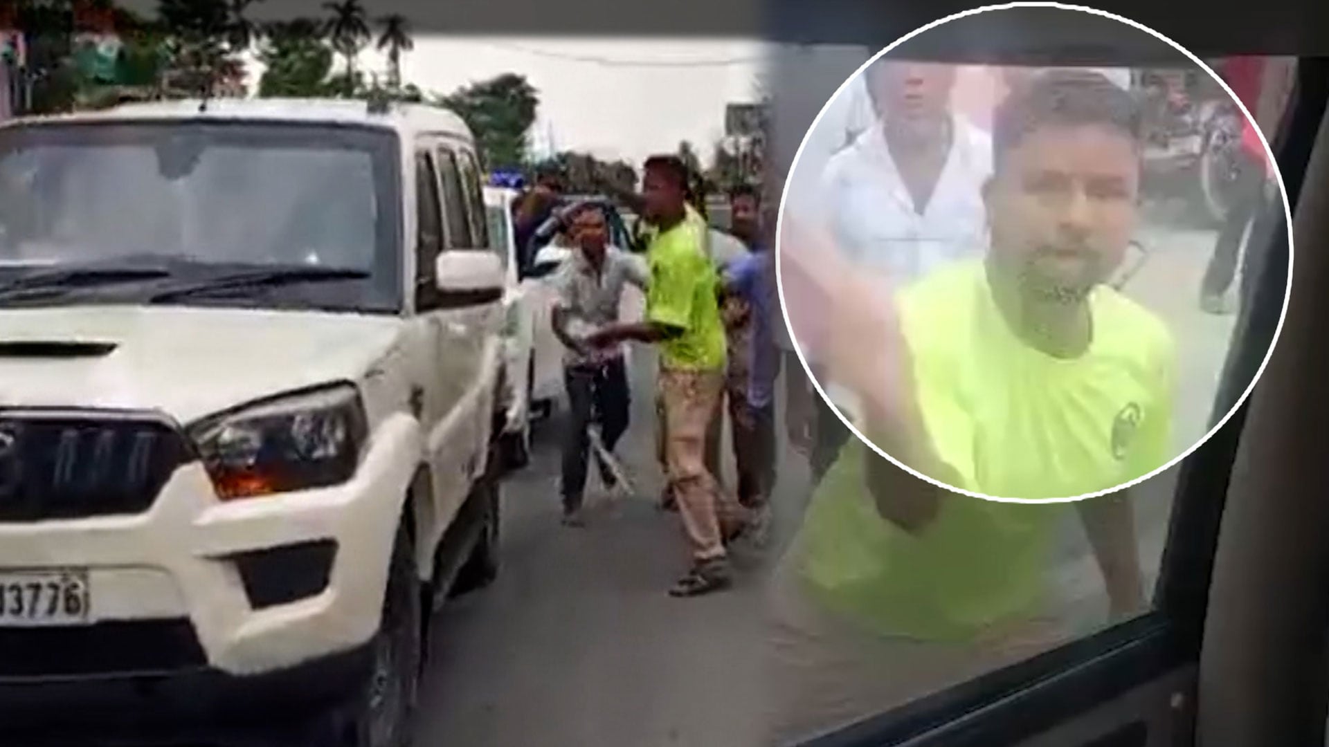 Video: Bengal LoP Suvendu Adhikari's Convoy Attacked In Cooch Behar, Allegedly By TMC