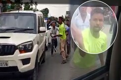 Bengal LoP Suvendu Adhikari's Convoy Attacked In Cooch Behar, Allegedly By TMC Bengal LoP Suvendu Adhikari's Convoy Attacked In Cooch Behar, Allegedly By TMC
