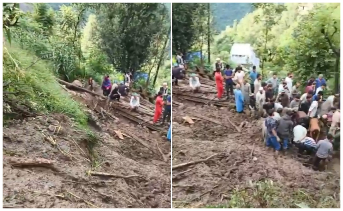 जम्मू-कश्मीर के रियासी में लैंडस्‍लाइड, एक ही परिवार के 7 लोगों की मौत