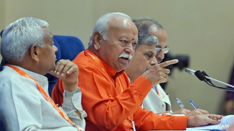 "All Should Together Decide On The Common Link Language": Mohan Bhagwat "All Should Together Decide On The Common Link Language": Mohan Bhagwat
