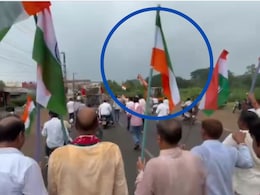 कांग्रेस के निशाने पर आए राजस्थान के राजस्व मंत्री, उलटा राष्ट्रध्वज पकड़े वीडियो हुआ वायरल