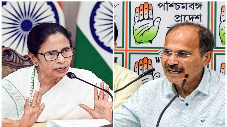 Adhir Ranjan Targets Mamata Banerjee For Skipping Voter Adhikar Yatra, Trinamool Congress Responds Adhir Ranjan Targets Mamata Banerjee For Skipping Voter Adhikar Yatra, Trinamool Congress Responds