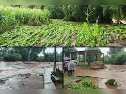 निर्माणाधीन पुलिया एक ही बारिश में हुई क्षतिग्रस्त, बह गई किसानों की फसल और चारा निर्माणाधीन पुलिया एक ही बारिश में हुई क्षतिग्रस्त, बह गई किसानों की फसल और चारा