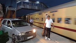Video: Drunk Army Man Drives Car Onto Railway Platform In Meerut