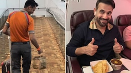 Watch: Irfan Pathan Catches A Plate Of Chole Bhature In Delhi Before Catching His Flight