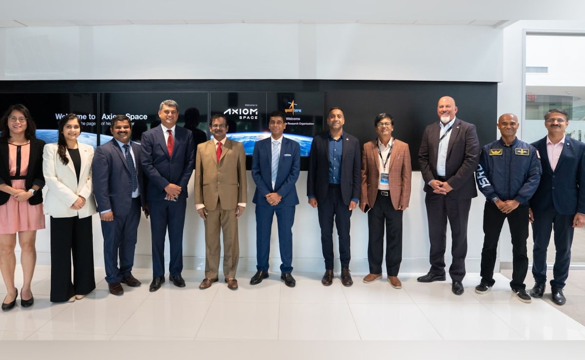 A 13-member ISRO team visited Axiom Space and NASA facilities A 13-member ISRO team visited Axiom Space and NASA facilities