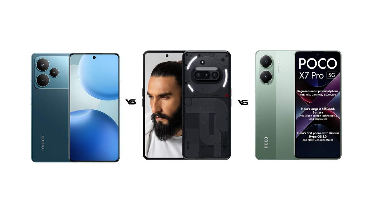 Realme P4 Pro 5G vs Nothing Phone 3a vs Poco X7 Pro 5G: 25 हजार में कौन सा है बेहतर