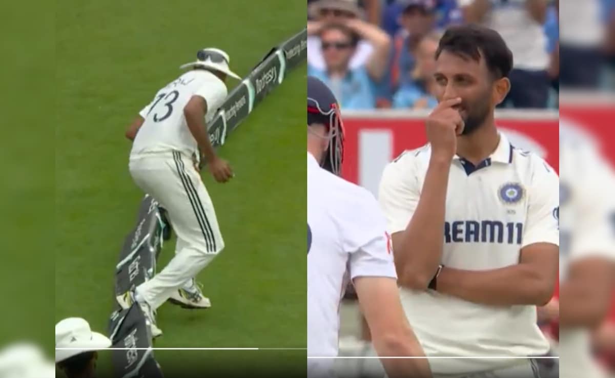 Mohammed Siraj Commits Bizarre Fielding Blunder. Gautam Gambhirs Reaction Viral - Watch