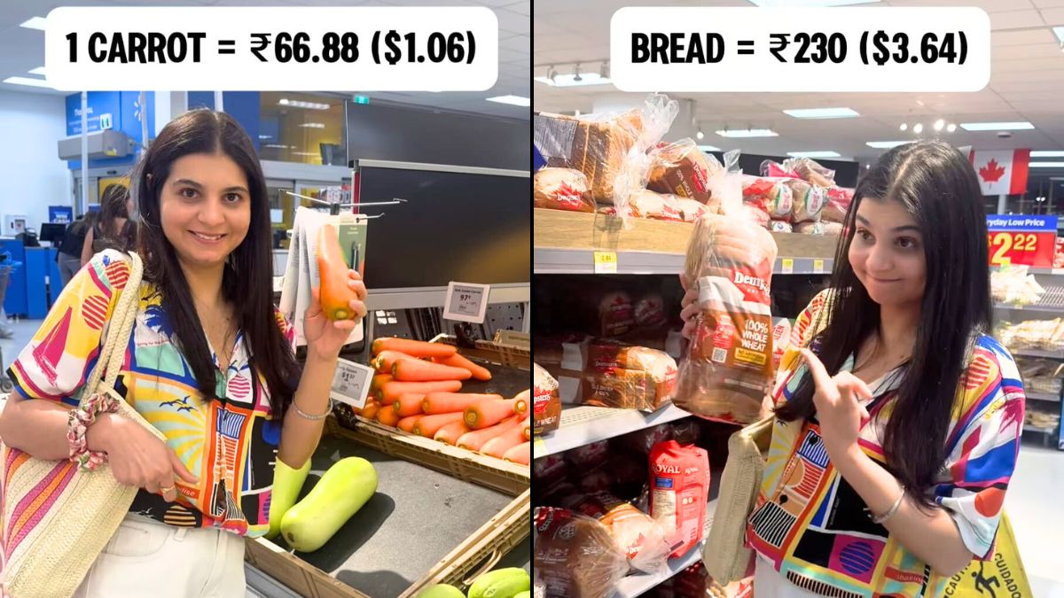 "Prepare To Be Shocked": Woman Compares Grocery Prices In India vs Canada