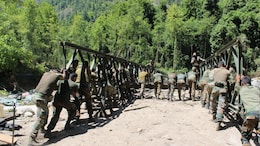 Timelapse Video: Army Builds Bridge To Connect Forward Areas In Arunachal